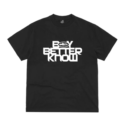 Corteiz BBK Alcatraz Tee Black