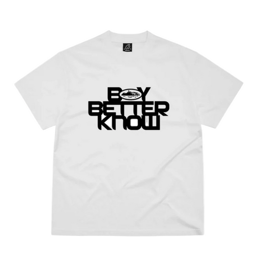 Corteiz BBK Alcatraz Tee White