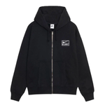 Stussy x Nike Stone Washed Fleece Zip Hoodie (FW25) Black