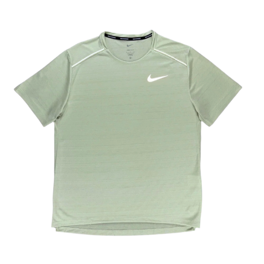 Nike Miler 1.0 T Shirt Olive Aura