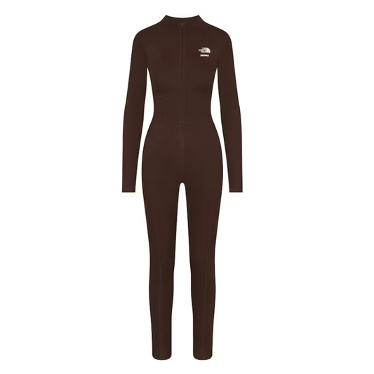 SKIMS x TNF Refina Bodysuit Cocoa