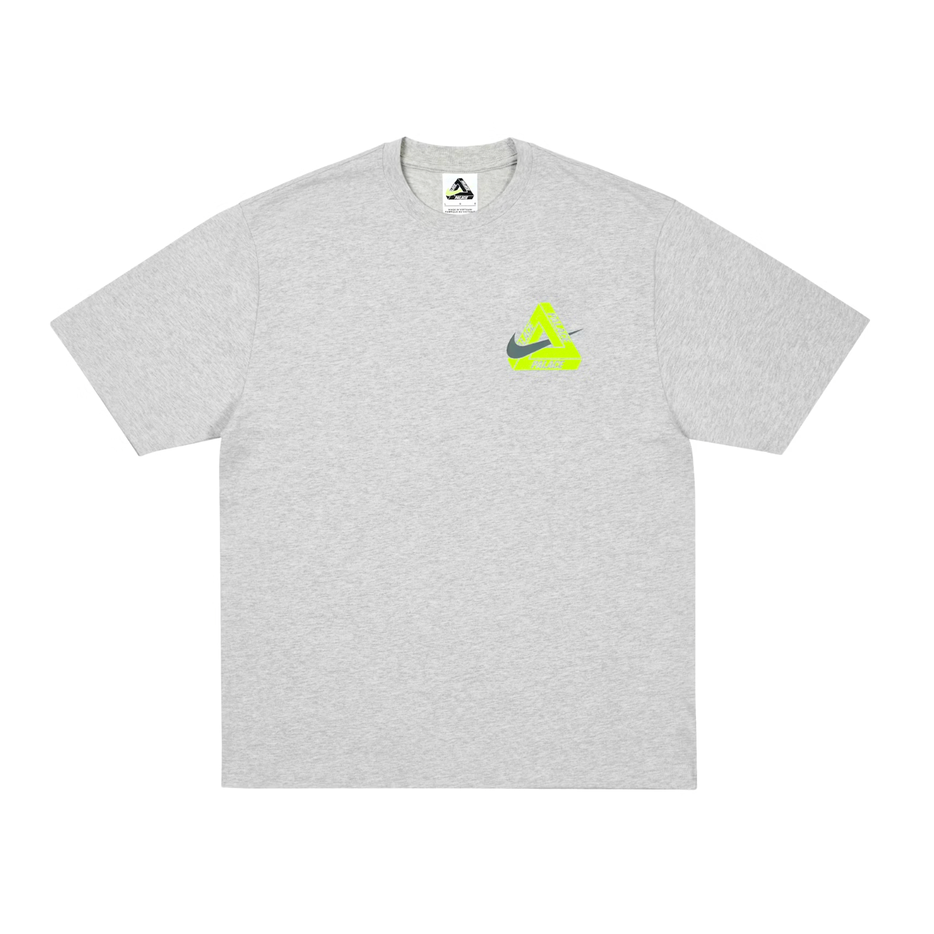 Palace x Nike Tri Swoosh T-Shirt Grey Marl