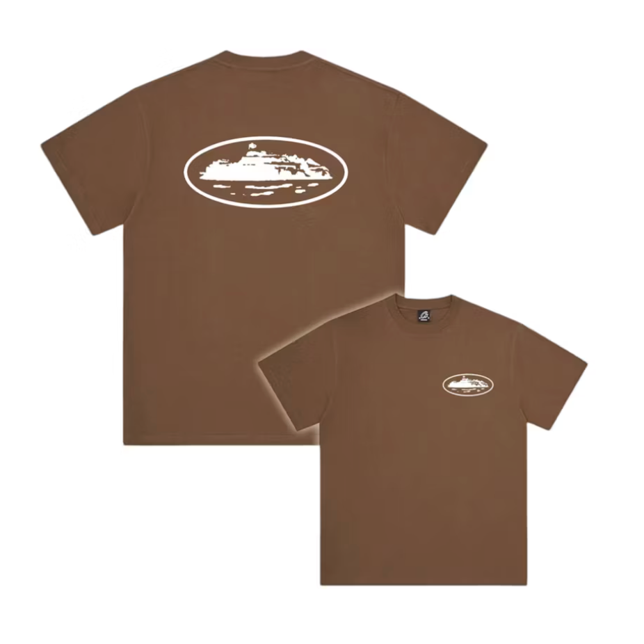 Corteiz OG Island T-shirt Brown
