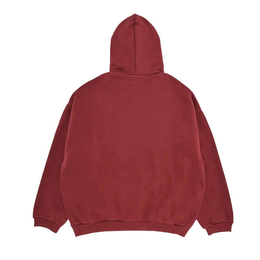 Fear of God Essentials Fleece Hoodie Crimson