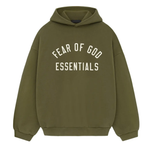 Fear of God Essentials Fleece Hoodie Military