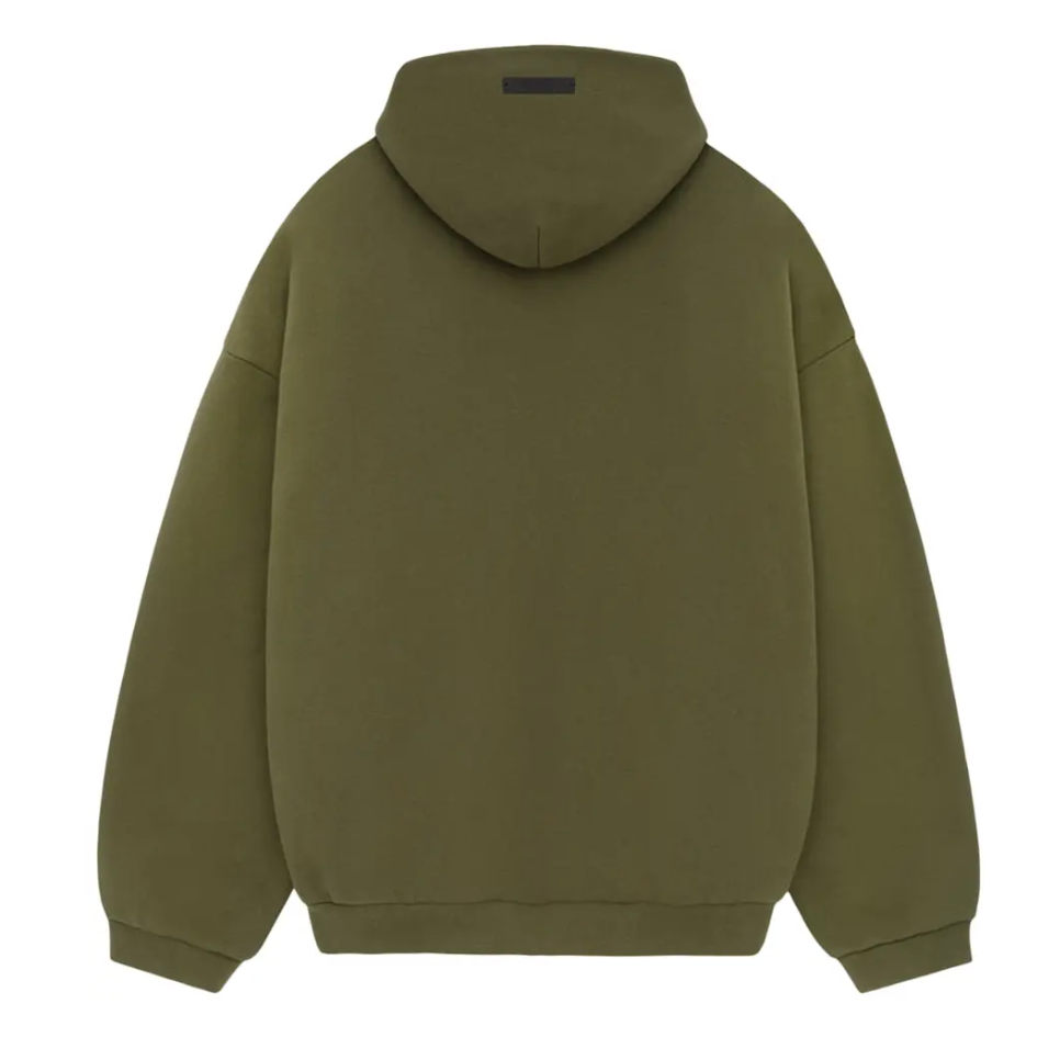 Fear of God Essentials Fleece Hoodie Military