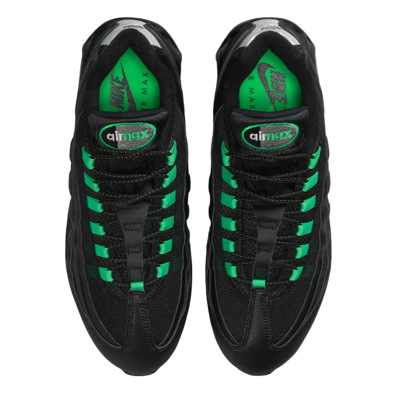 Nike Air Max 95 OG Big Bubble Black Green Shock | Nike | KershKicks Nike Air Max 95 OG Big Bubble Black Green Shock | Nike | KershKicks