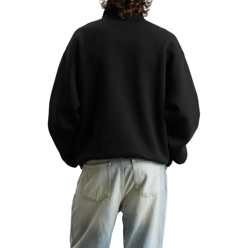 Jacquemus Gros Grain Zip Sweat Black