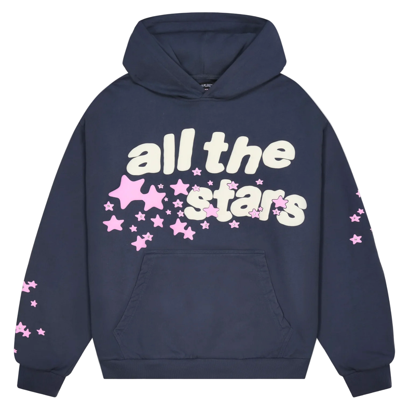Broken Planet Market All The Stars Deep Navy/Pink Hoodie