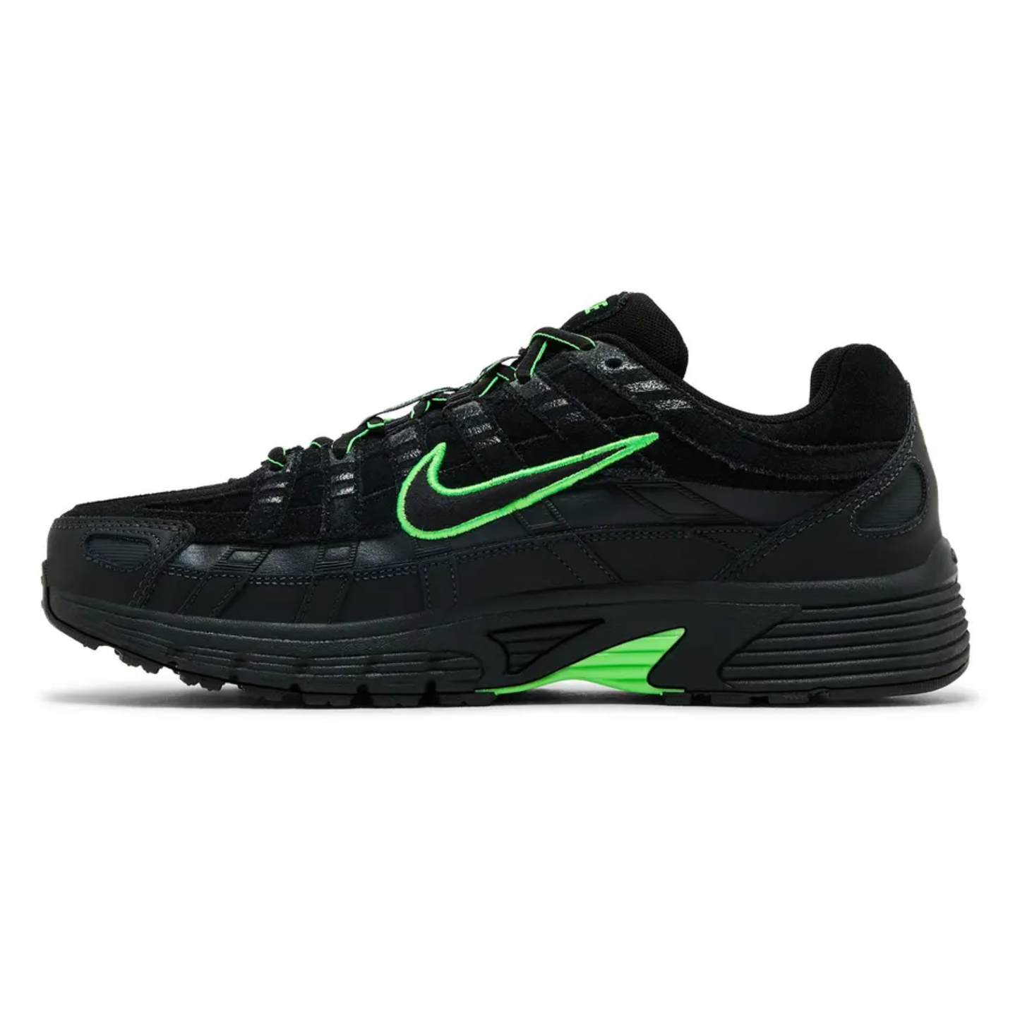 Nike P-6000 Premium Black Impact Green