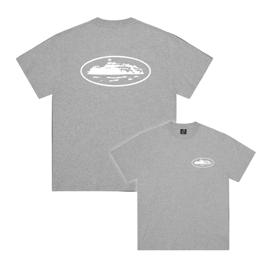 Corteiz OG Island Tee Heather Grey
