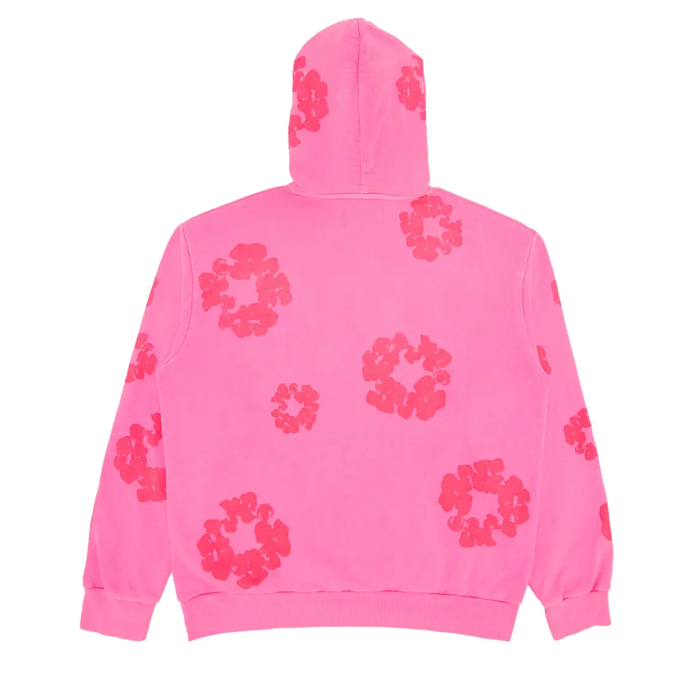 Denim Tears Mono Cotton Wreath Hoodie Pink