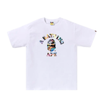 BAPE Art Camo College Tee White