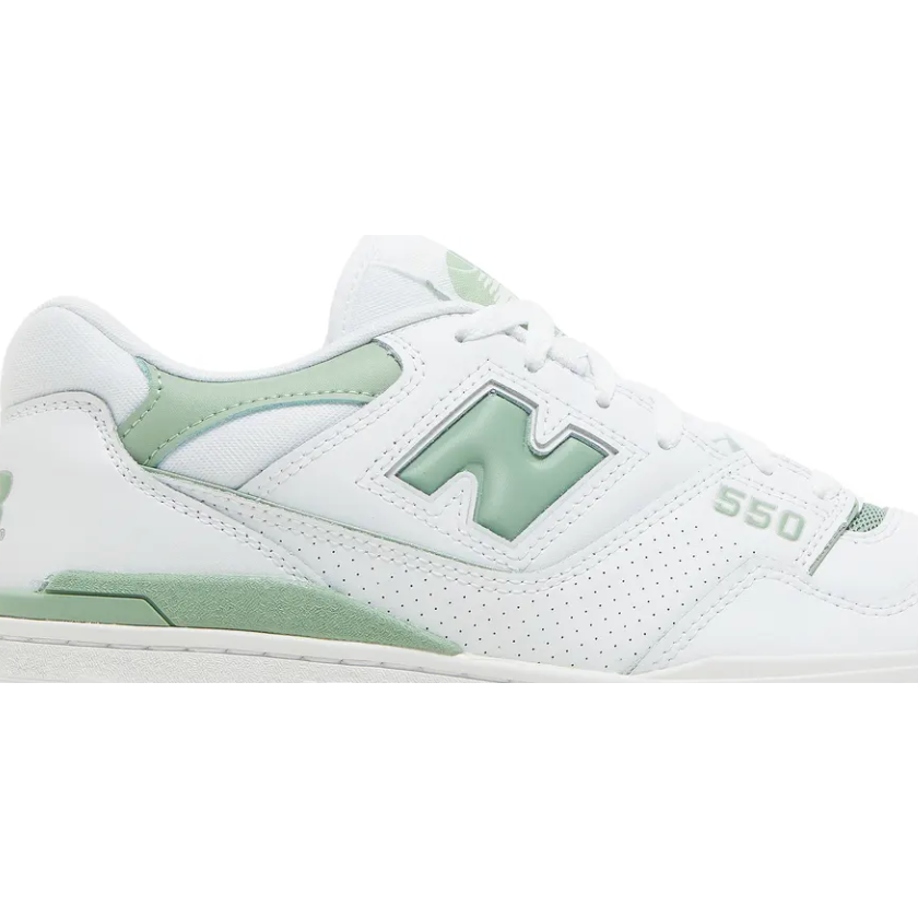 New Balance 550 White Mint Green
