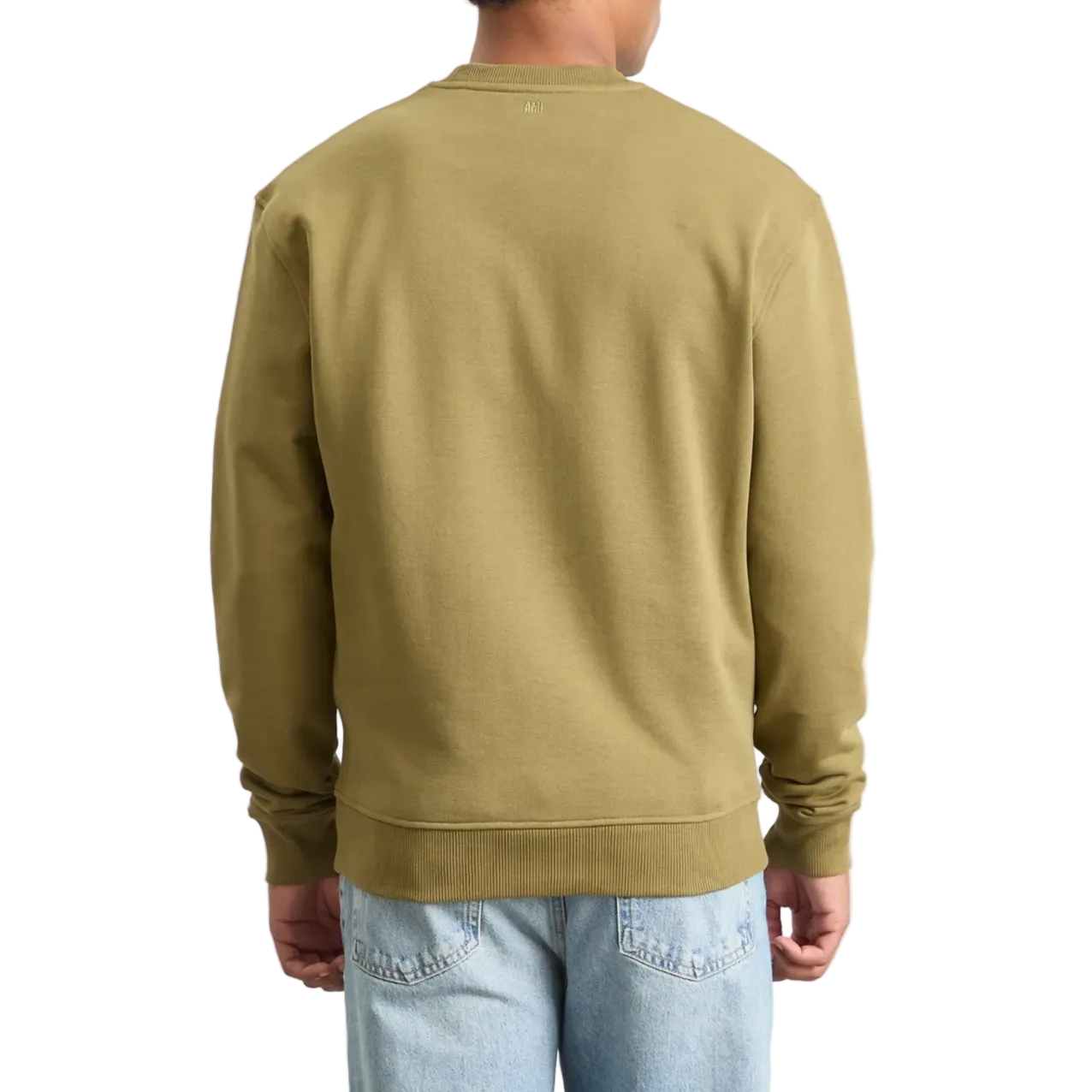 AMI Paris Ami De Couer Crewneck Sweatshirt Bronze