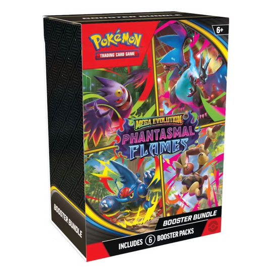 2025 Pokémon Mega Evolution Phantasmal Flames Booster Bundle