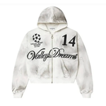 Vale Valley Dreams UCL Zip Up Jacket White