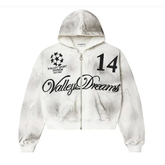 Vale Valley Dreams UCL Zip Up Jacket White