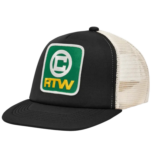 Corteiz Box Trucker Hat Black