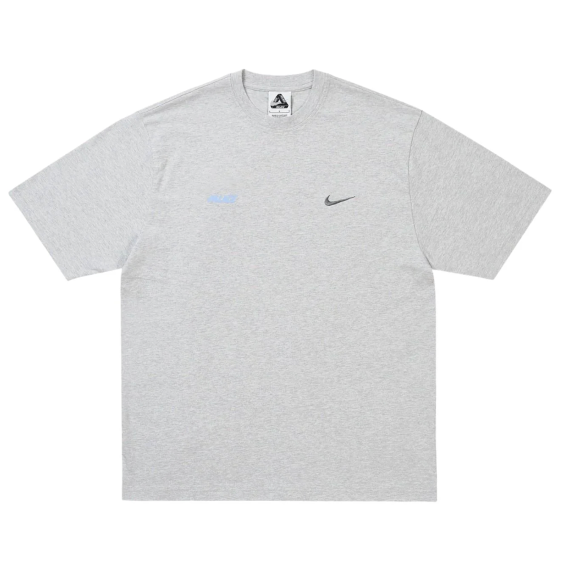 Palace Nike front swoosh T-shirt Grey Marl