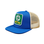 Corteiz Box Trucker Hat Royal Blue