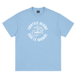 Corteiz Regne Sur Le Monde Tee Baby Blue