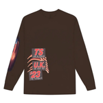 Travis Scott Summer Run London 2023 Long Sleeve Tee Brown