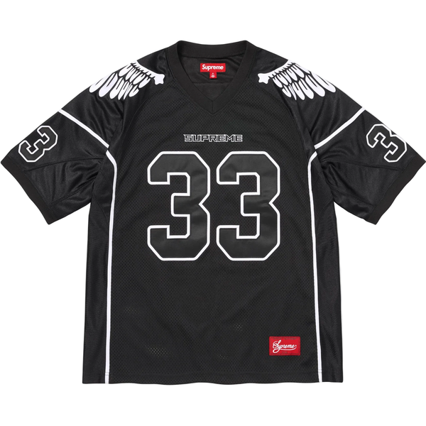 Supreme Wings Football Jersey Black | Supreme | KershKicks