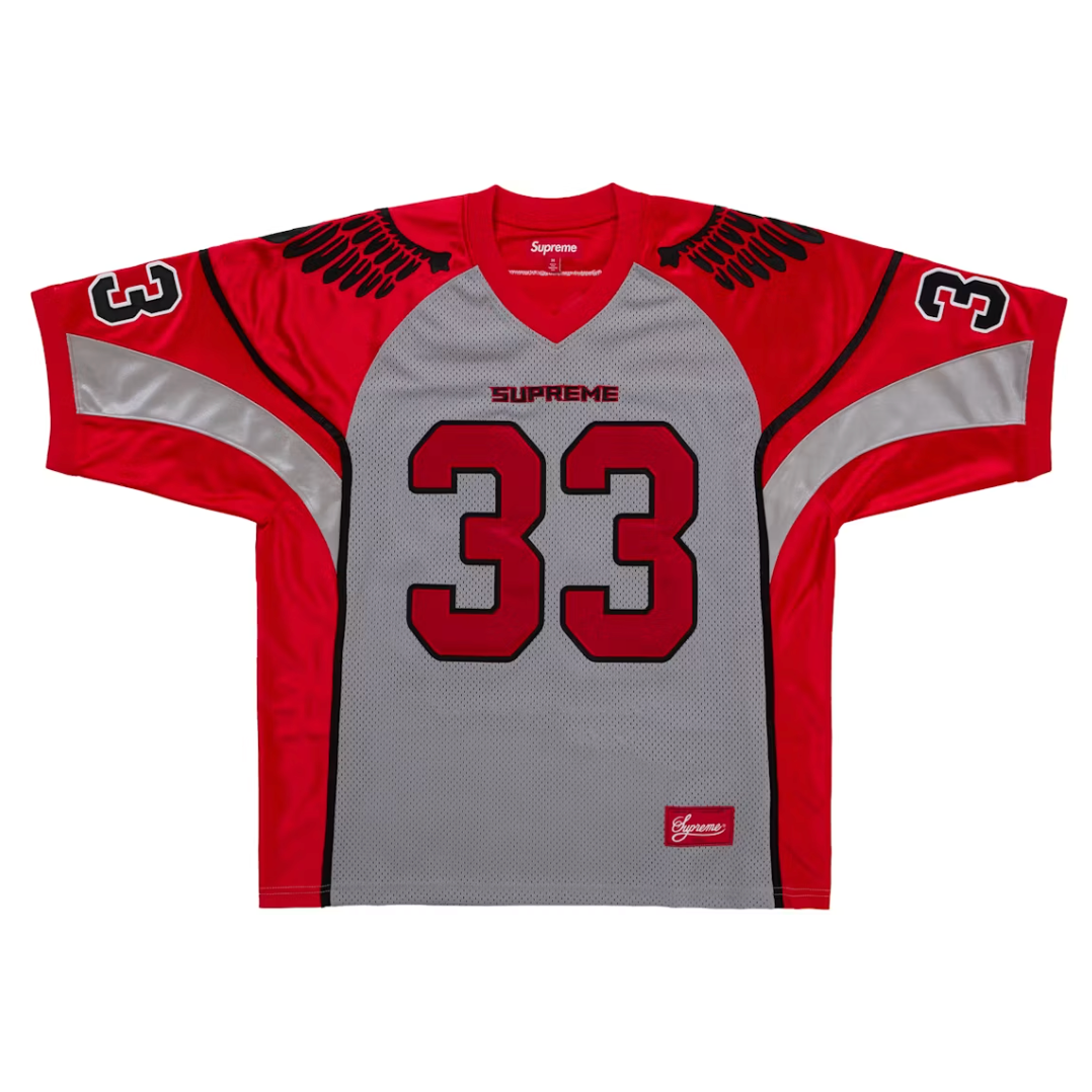 Supreme Wings Football Jersey Grey