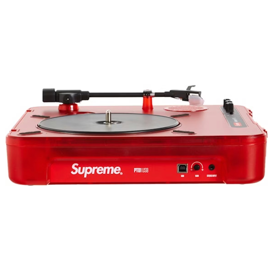 Supreme Numark PT01 Portable Turntable EU Plug Red