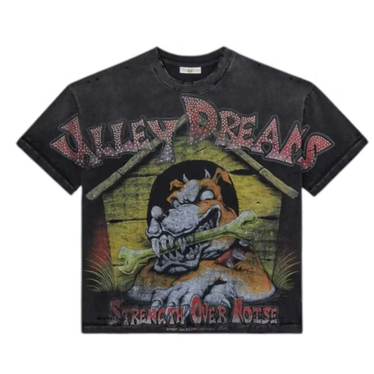 VALE FOREVER DOG HOUSE BLING TEE