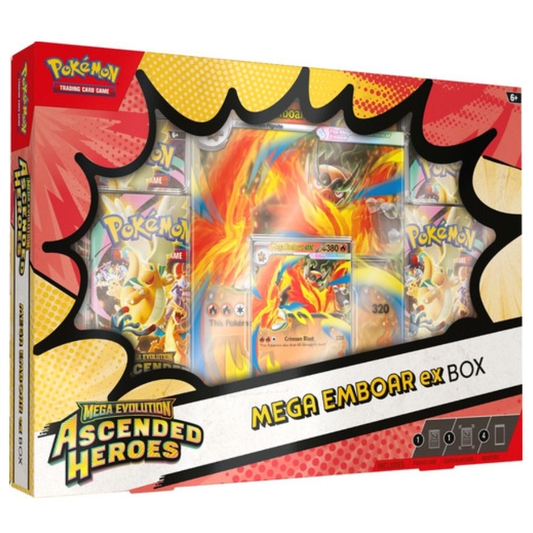 Pokémon Mega Evolution Ascended Heroes Mega Ember ex Box