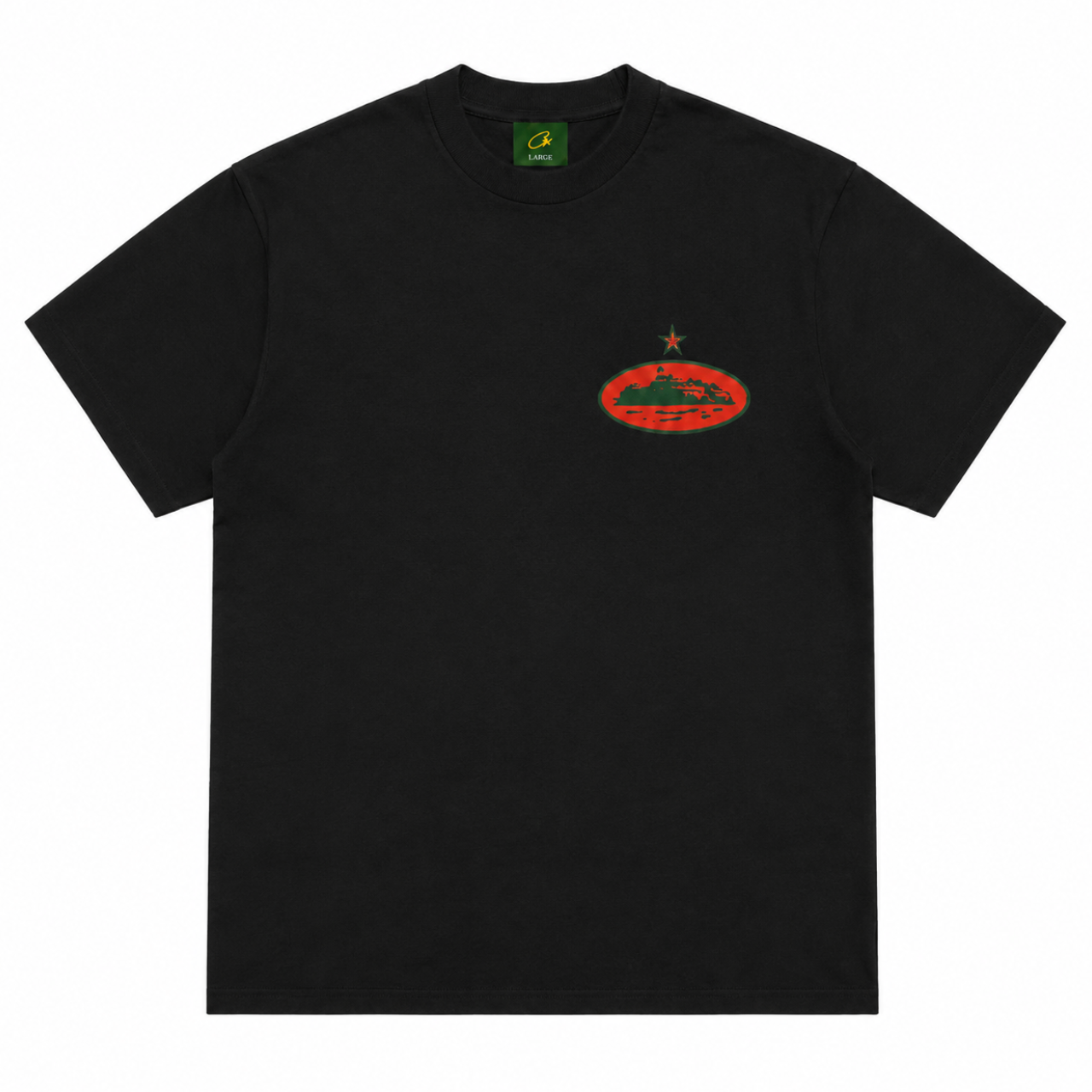 Corteiz International Family Tee Black