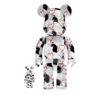 Bearbrick Love Rat 100% & 400% Set