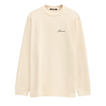 Jacquemus The London T-shirt Long Sleeve Beige