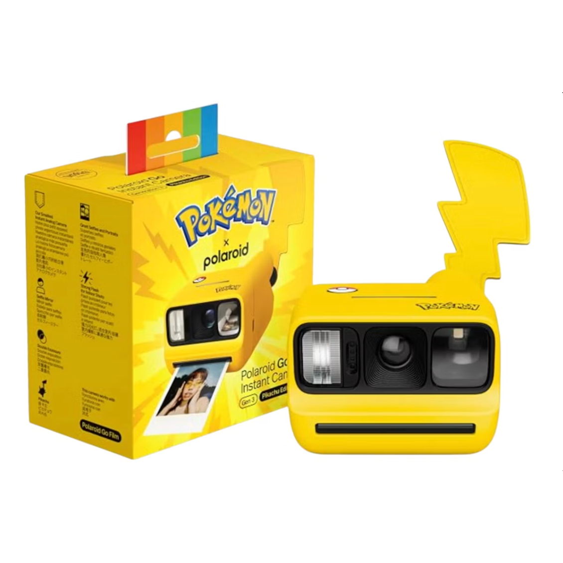 Pokemon x Polaroid Go Gen3 Mini Instant Camera Pokémon Pikachu Edition