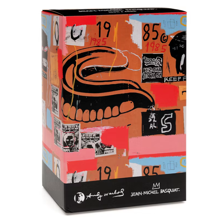 Bearbrick Andy Warhol x JEAN-MICHEL BASQUIAT #2 100% & 400% Set