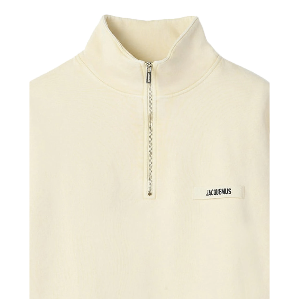 Jacquemus Gros Grain Zip Sweat Beige