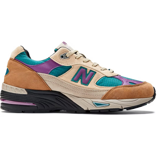 New Balance 991 x Palace MiUK 'Taos Taupe Grape' by New Balance in Shoes. Available at KershKicks for £315.00. A must-have for fans of New Balance looking to elevate their style with this Shoes.