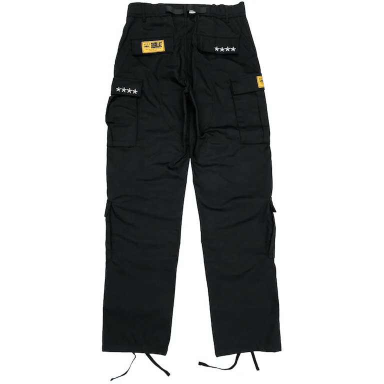 Corteiz 5 Starz Special Edition Black Guerillaz Cargo Pant Black by Corteiz in Track Pants. Available at KershKicks for £195.00. A must-have for fans of Corteiz looking to elevate their style with this Track Pants.