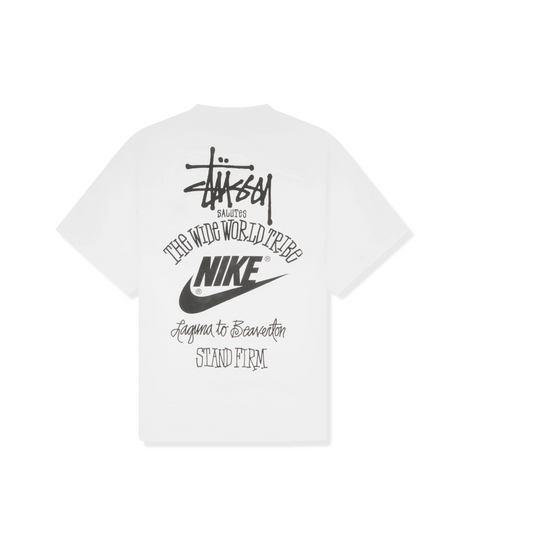 Nike x Stussy The Wide World Tribe T-Shirt Men's by Nike in Clothing. Available at KershKicks for £95.00. A must-have for fans of Nike looking to elevate their style with this T-Shirt.