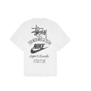 Nike x Stussy The Wide World Tribe T-Shirt Men's by Nike in Clothing. Available at KershKicks for £95.00. A must-have for fans of Nike looking to elevate their style with this T-Shirt.