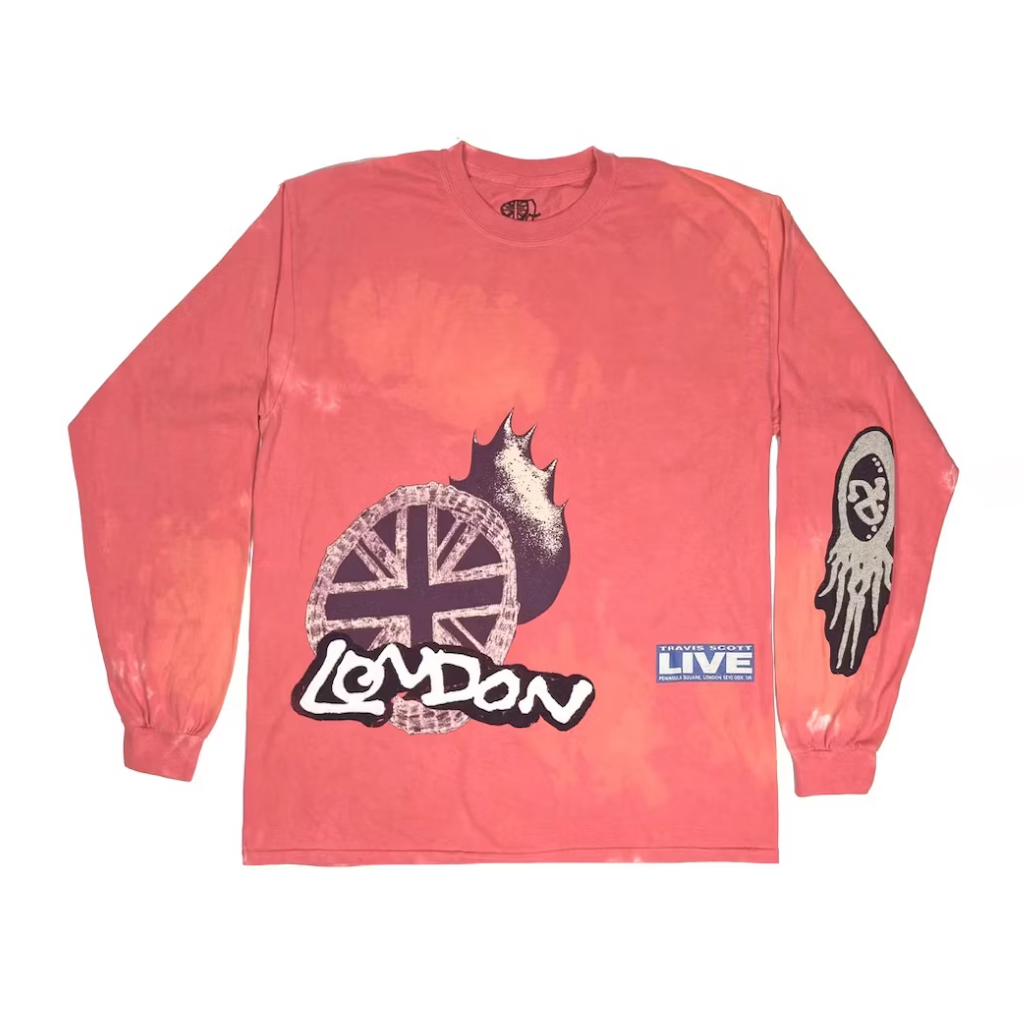 Travis Scott 02 A Sight To See Long sleeve coral from Travis Scott