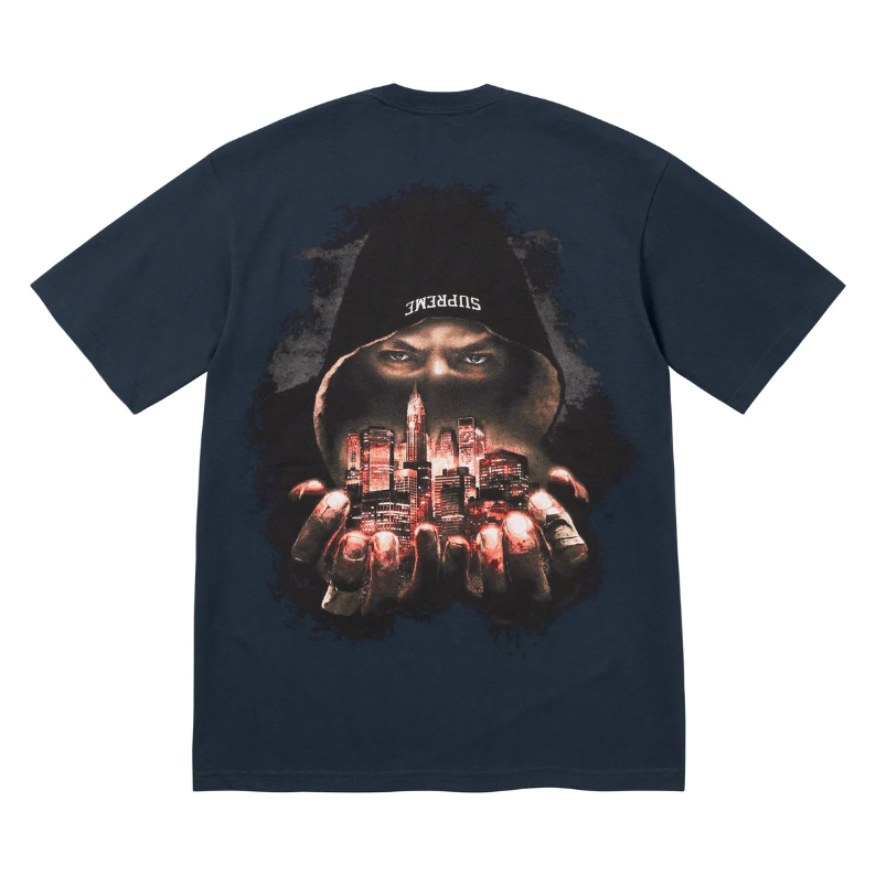 Supreme Fighter Tee Navy from Supreme