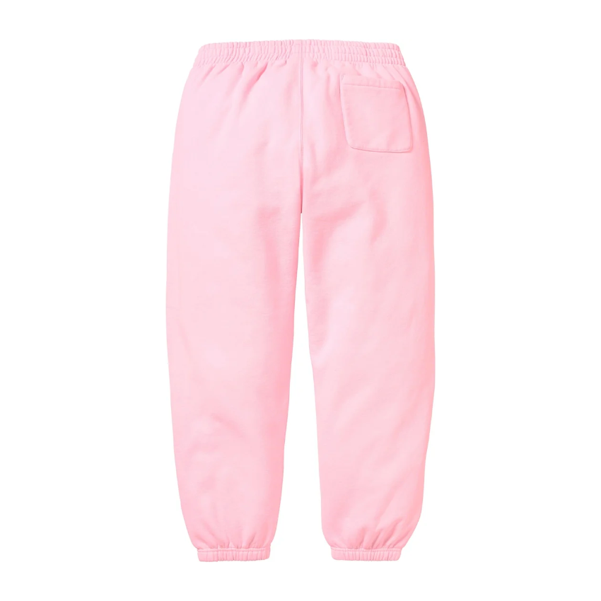 Supreme Satin Applique Sweatpant - Light Pink by Supreme in Sweatpants. Available at KershKicks for £220.00. A must-have for fans of Supreme looking to elevate their style with this Sweatpants.