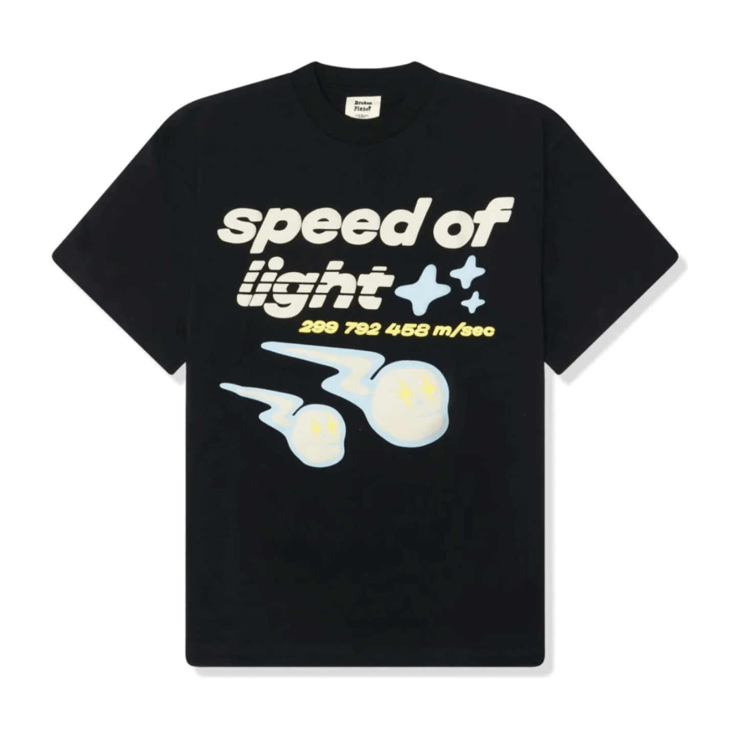 Broken Planet Market Speed of Light T-Shirt - Midnight Black by Broken Planet Market in Clothing. Available at KershKicks for £95.00. A must-have for fans of Broken Planet Market looking to elevate their style with this T-Shirt.