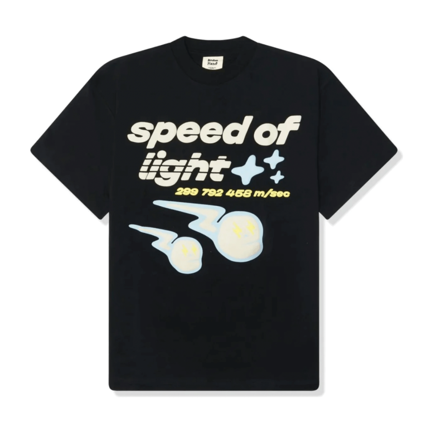 Broken Planet Market Speed of Light T-Shirt - Midnight Black by Broken Planet Market in Clothing. Available at KershKicks for £95.00. A must-have for fans of Broken Planet Market looking to elevate their style with this T-Shirt.