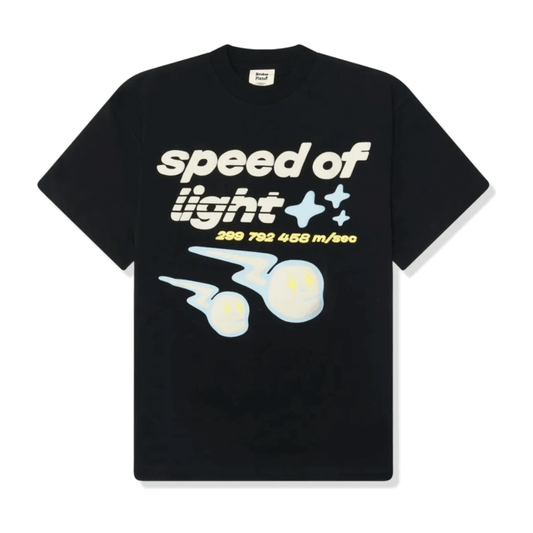 Broken Planet Market Speed of Light T-Shirt - Midnight Black by Broken Planet Market in Clothing. Available at KershKicks for £95.00. A must-have for fans of Broken Planet Market looking to elevate their style with this T-Shirt.