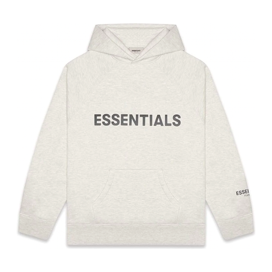 Fear of God Essentials 3D Silicon Applique Pullover Hoodie Oatmeal/Oatmeal Heather/Light Heather Oatmeal by Fear Of God in Clothing. Available at KershKicks for £200.00. A must-have for fans of Fear Of God looking to elevate their style with this Hoodie.