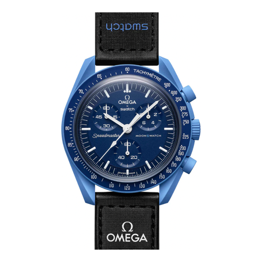 Swatch x Omega Bioceramic Moonswatch Mission to Neptune SO33N100 by Swatch in Clothing Accessories. Available at KershKicks for £350.00. A must-have for fans of Swatch looking to elevate their style with this Accessories.